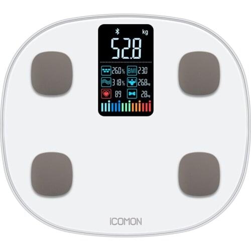 High definition color screen measuring oxigen rechargeable portable household body fat monitors intelligent weight manager