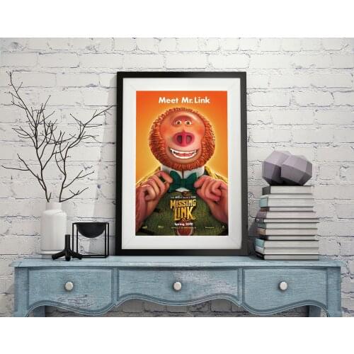 L0170 Missing Link Movie Silk Fabric Poster Art Decor Indoor Painting Gift