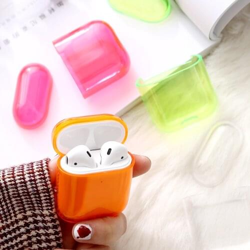 Transparent Case For Airpods Case TPU Earphones Cover Protective Waterproof Anti-Dirty For Airpods 1st 2nd For i10 i9s i20 i30