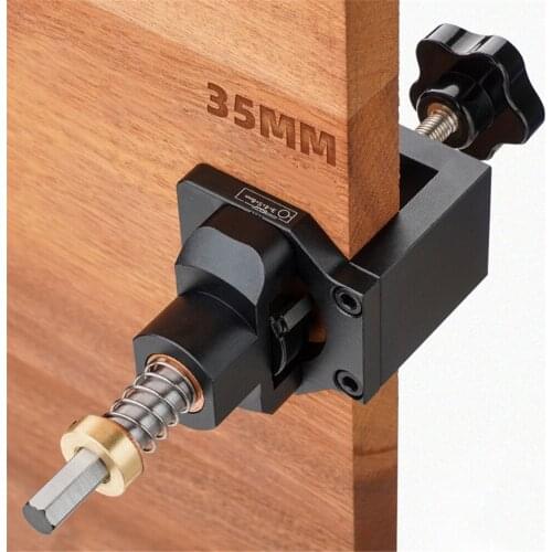 Adjustable Woodworking Pocket Hole Drill Guide Locator Auxiliary Positioning Hole Puncher Tool