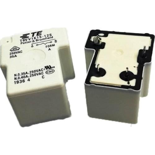 HOT NEW 12V relay T9VV1K15-12S T9VV1K1512S T9VV1K15 12S High power relay 12VDC DC12V 12V 40A 4PIN