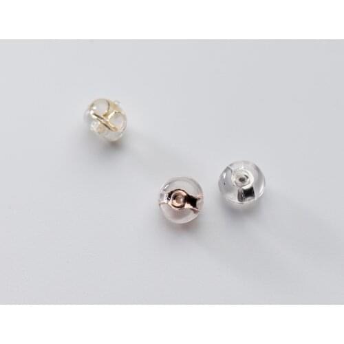 S 925 Sterling Silver Earplugs , Silver Gold Color Accessories