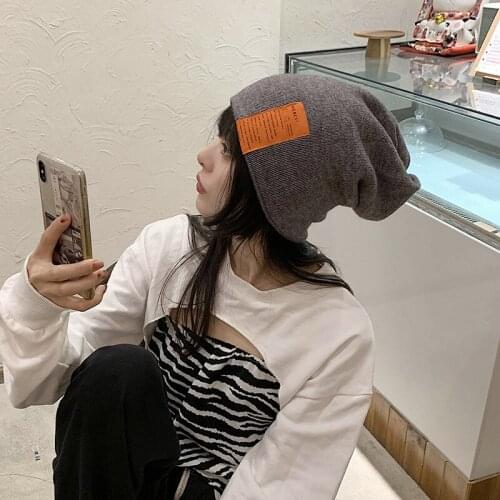 BeeHouse Ear protection cap bucket czapka zimowa para hombre bonnet homme bonnets for women mujer gorro lana Black woolen hat