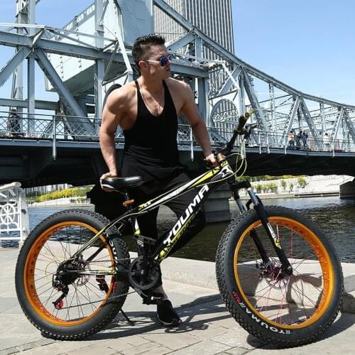 26*4.0 Fat Bike Mountain Bike Wide Tires Sports Cycling Bicycle