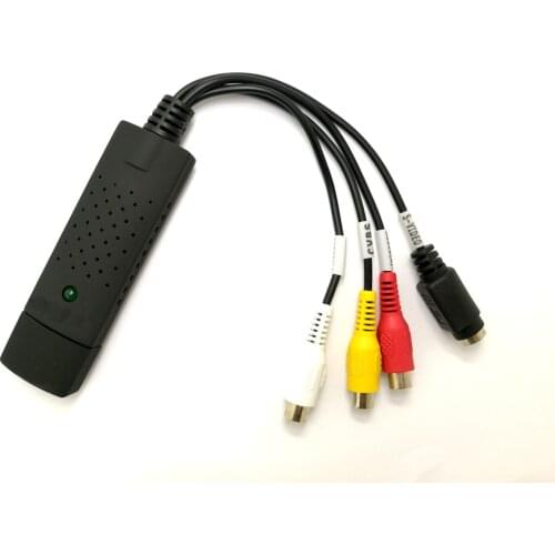 USB 2.0 Video Easycap Video Capture Adapter 4 Channel Video TV DVD DVR Card Support Win10 With Audio DVR