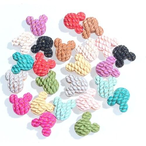 10 Types 100Pcs 10mm Mixed Color Resin Cabochon Flatback Decoration Crafts Embellishments For Scrapbooking DIY Accessories