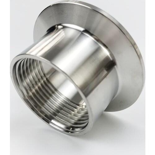 Free Shipping DN32 1.2" (40mm) Adapter For Heating Element ,Tri-clamp 2",Stainless Steel 304