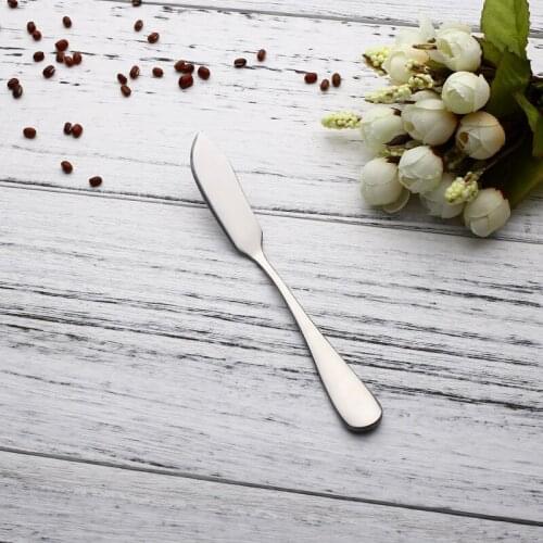 Stainless Utensil Cutlery Butter Knife Cheese Dessert Jam Spreader Breakfast Tool