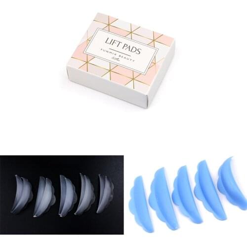 5Pair DIY Silicone Eyelash Perm Pad Rods Shield Lifting Recycling 3D Eyelash Lashes Growth Makeup Cosmetic Eyelash Curler