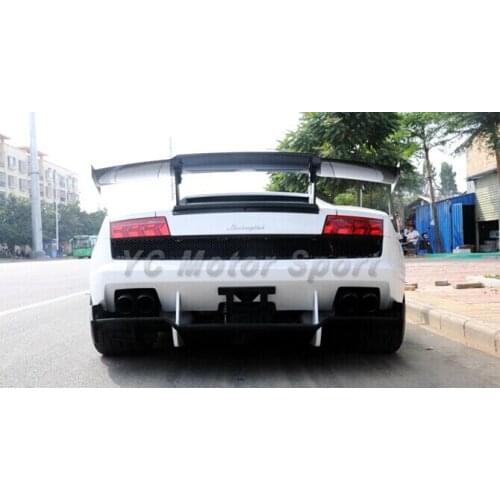 FRP Fiber Glass ST Style Rear Bumper with Diffuser Fit For 2008-2014 LP550 LP560 LP570 LP570-4 Rear Bumper Kit Car-styling