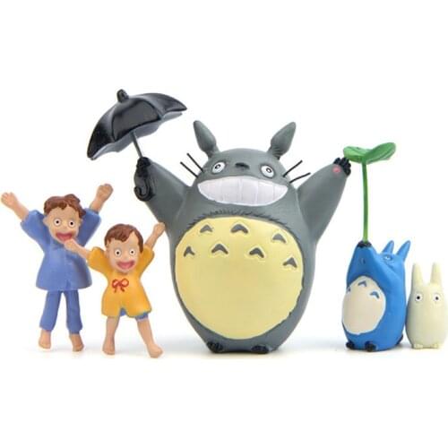 Anime Movie Totoro Action Figures Toys Fairy Garden Miniature Decor Figurines Terrarium Statues Ornaments