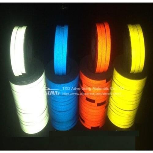 Good quality Reflective Sticker/ tape Decoration Stripe 2cmx46m roll Luminous Tape Reflective Strip by free shipping