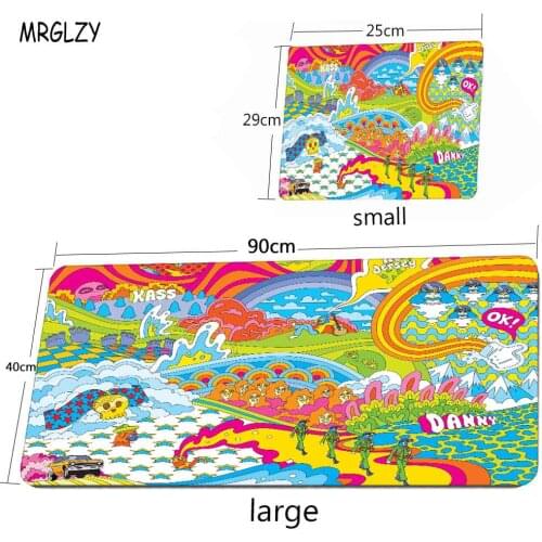 Mouse Pad Anime Color Computer Keyboard Accessories Desk Mat Xxl Gamer Mini Pc Office Notebook Desktop Protection Pad Carpet Mat