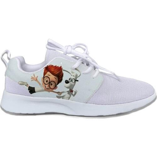 2019 Hot Cool Fashion Pop Funny Summer High Quality Sneakers Handiness Casual Shoes 3D Printed For Men Women Mr. Peabody Sherman