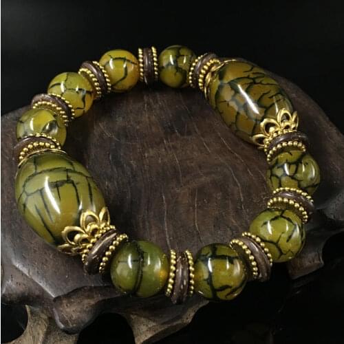 Natural Jade Bracelet For Men Real Agate Round Stone Beads Elastic Beaded Genuine Jade Bracelets Male Fine Jewelry Bangle