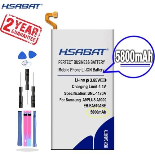 New Arrival 5800mAh EB-BA910ABE Battery for Samsung Galaxy A9+ A9000 A9 Pro 2016 Duos TD-LTE SM-A9100 SM-A910F/DS A9100 A910