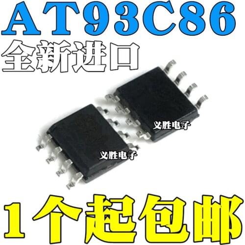 New and original AT93C86A AT93C86-10SI-2.7 SOP8 Memory chip IC, integrated circuit IC chips