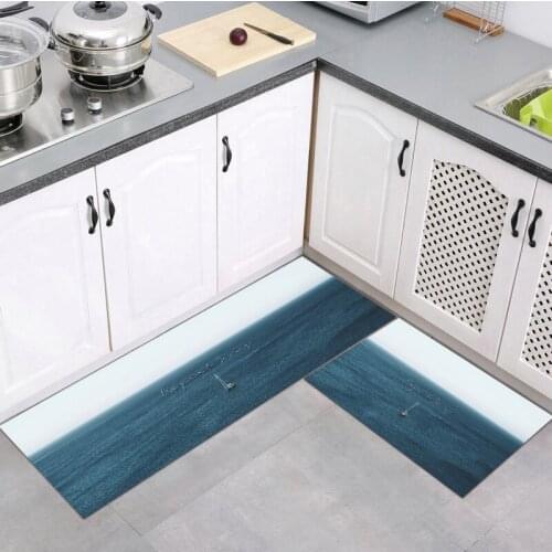 Home Landscape Series Anti-Slip Kitchen Floor Mat Modern Bath Carpet Entrance Doormat Fashion Absorbent Living Bedroom Area Rugs