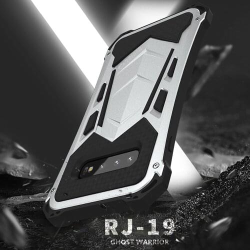 R-JUST Armor Aluminum Metal Cover Case for Samsung S10 Plus S10 5G Shockproof WaterProof Phone Cases For Glaxy Note9 S10 S110