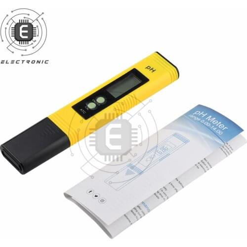 Two Button PH Test Pen of Tester Accuracy LCD Digital Meter 0.01 Aquarium Pool Water Wine Automatic Calibration Test Tool