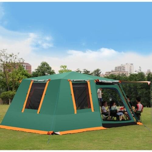 Automatic Speed Opening 5-6 Person Family Self-Driving Tour Outdoor One Bedroom One-Living Tent Camping Equipment