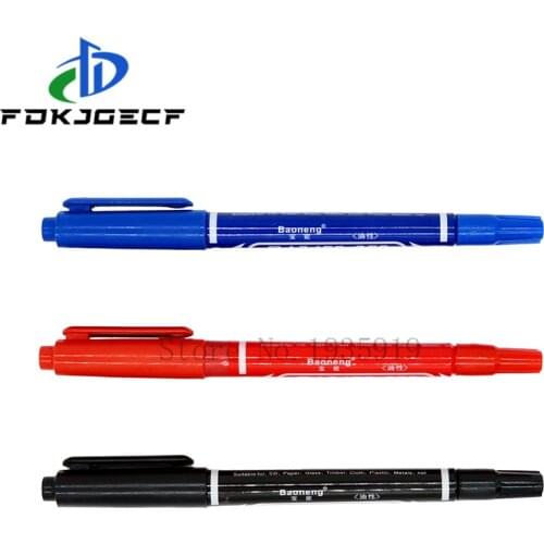 Smart Electronics CCL Anti-etching PCB circuit board Ink Marker Double Pen For DIY PCB