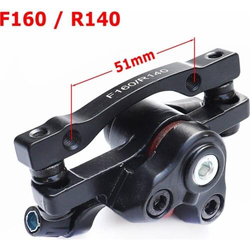 Bicycle Front Disc Brake Bike Caliper F160 / R140 Aluminum Alloy Brake Bike Part Good Quallity