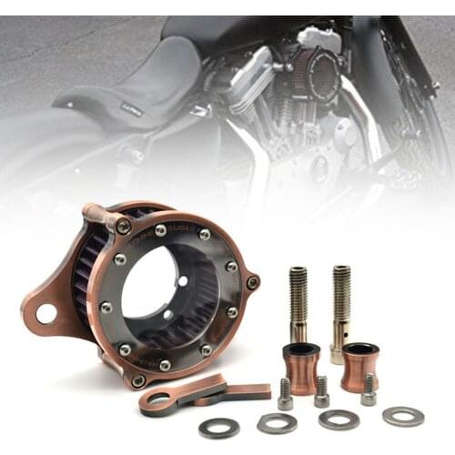 Motorcycle Air Cleaner Intake Filter System Aluminum For Harley Sportster 883 1200 1991-2021 Iron 883