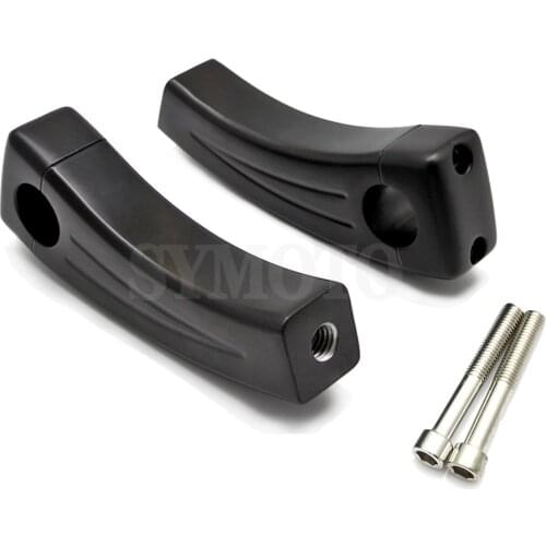 1"25MM Motorcycle Heightening Fixed seat Clamps Risers Handlebar Bar Risers Mount For Harley Iron XL 883 1200 STEED 400 600 VLX