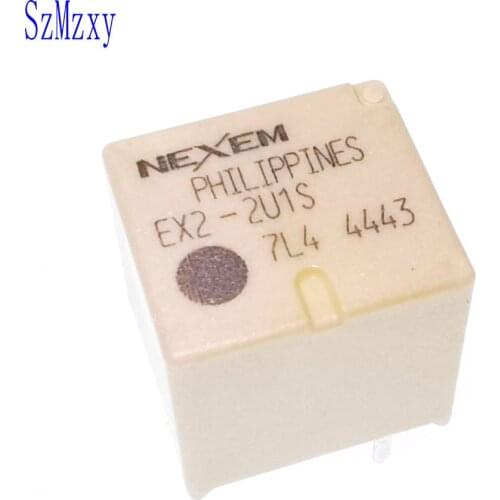 5PCS New&Original EX2-2U1S 12V 25A DIP10 Auto Central control relay EX2 EX2-2U1