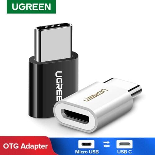 UGREEN USB Type C OTG Adapter USB C Male to Micro USB Female Cable Converters for Macbook Pro iPad Pro Mouse USB OTG Adapter