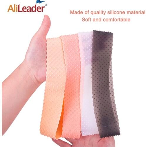 Alileader Cheapest 1/2/5Pcs Silicone Wig Band Elastic Wig Headband For Wear Lace Wig Drop-Shaped Non Slips Wig Grip Hair Band