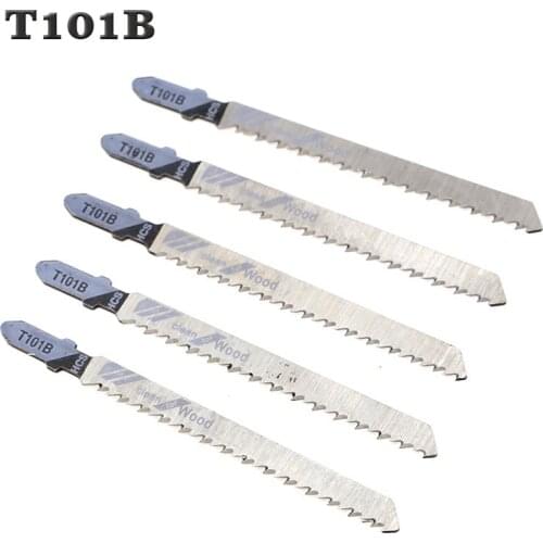 Free Shipping 5Pcs/lot 60mm-82mm HCS-T101B Jig Saw Blades for for Resin Hard and Soft Wood Laminated Board