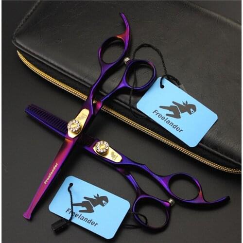 Colorful Round Head safety Scissor Hair Cutting Scissors/Shear for Barbers, Hair Scissors Hairdressing Shears,Free Shipping