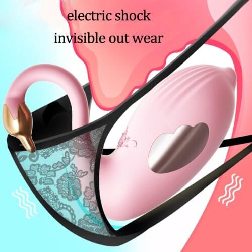 Wireless Control Vibrator Electric Shock Dildo G Spot Clitoris Vibrating Stimulate Sex Toy For Women Vagina Female Masturbato L1