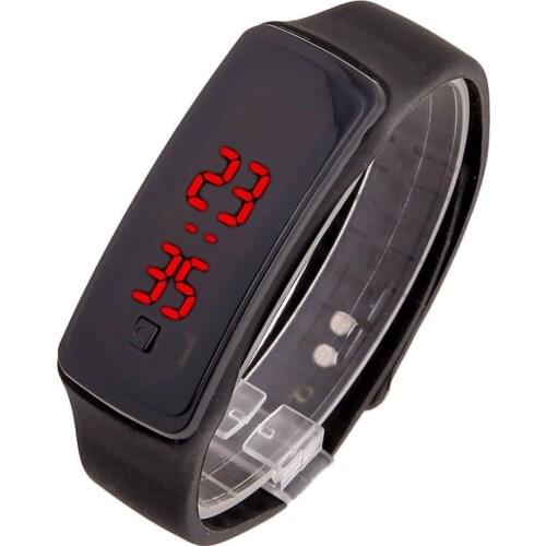 Gnova Platinum TOP Sport Women Watch LED Digital Silicone Men Black Dial Fashion Wristwatch reloj A168