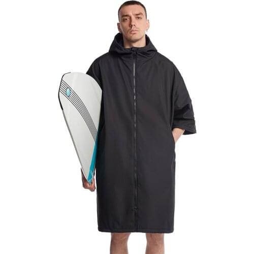 Hiturbo Diving Changing Robe Outdoor Long Anorak Waterproof Windproof Beach Surfing Poncho