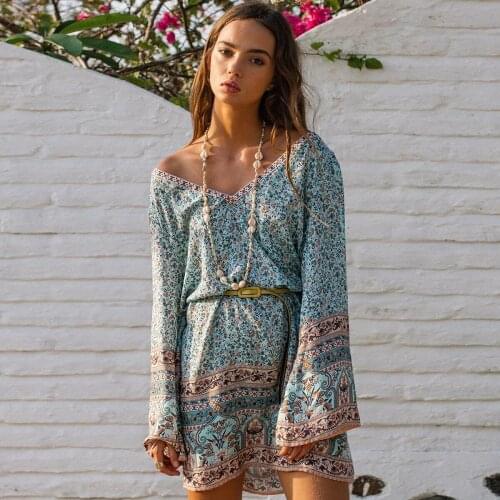 Расклешенные летние платья Ibizacolor China At AliExpress