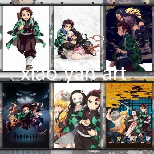 Demon Blade Sumijiro Nezuko Anime Diamond Painting Diamond Mosaic Cross Stitch Kits Full Diamond Embroidery Room Decoration