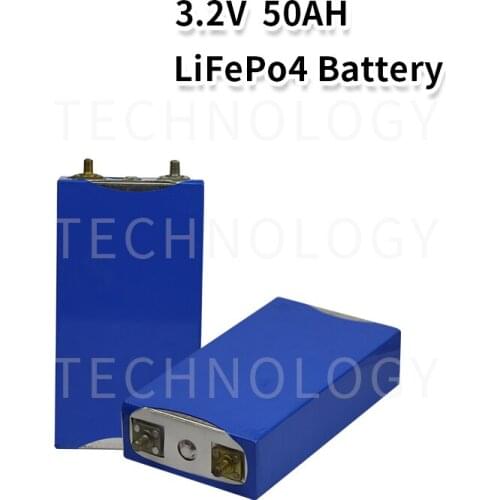 2pc 3.2v 50Ah lifepo4 cells 3.2v lifepo4 lithium batteries for electric bike battery pack solar energy system