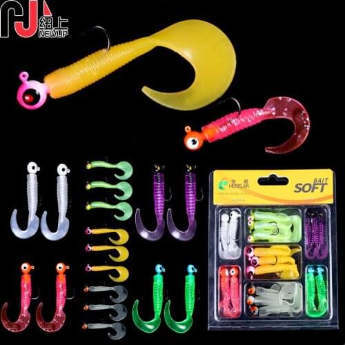 NEWUP Combination packages Soft Rubber lure Wobbler Soft Bait Fishing Tackle artificial hot sales