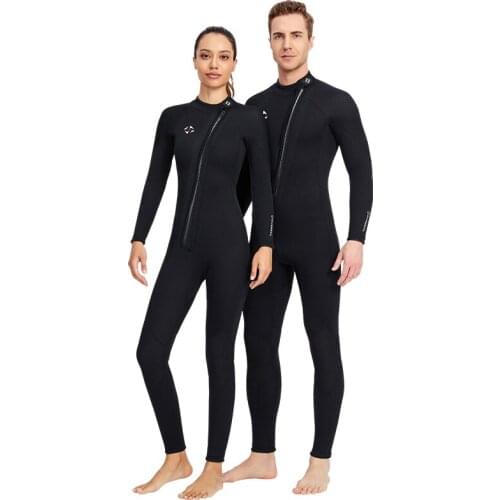 3MM Neoprene Wetsuit Men One-Piece Suits Surf Scuba Diving Suit Fishing Spearfishing Kitesurf Women WetSuit Keep Warm Equipment