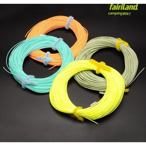 100FT/30M Durable Fly Fishing Line No Loop Weight-forward Floating Main Line WF-3F/4F/5F/6F/7F/8F Fly Fishing High Floating Line