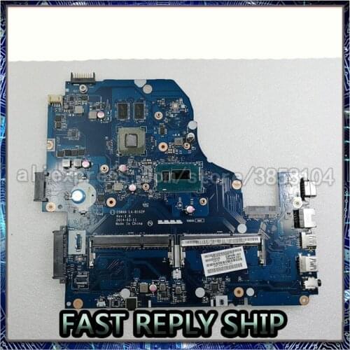 SHELI For Acer aspire E1-572 Laptop Motherboard I7-4510U CPU HM86 840M gpu DDR3L LA-B162P NBMRF11004 NBMLC11005