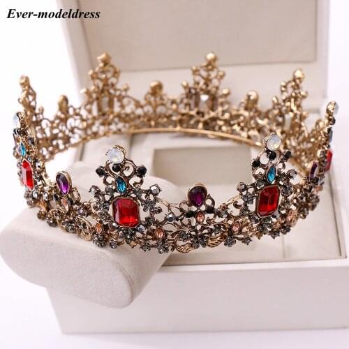 Tiaras And Crowns For Boho Country Wedding Colorful Hair Accessory Bride Diadem Headpiece Jewelry For Quinceanera Birthday Party