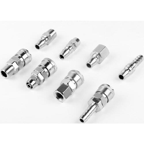 Type C quick air component joint SP / PP / SH / pH quick plug quick screw internal thread gas pipe external thread