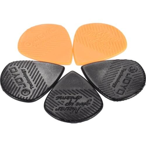 High Quality Triangle Guitar Picks 5 Packs For Guitar, Bass, Ukelele Player 3Pcs Black 2Pcs Orange Guitar Accessories