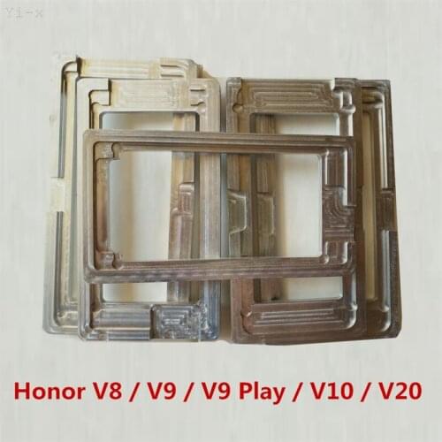 LCD Outer Glass Position Alignment Mold Holder Glue Mold Aluminum Metal mould for Huawei Honor V8 V9 Play V10 V20
