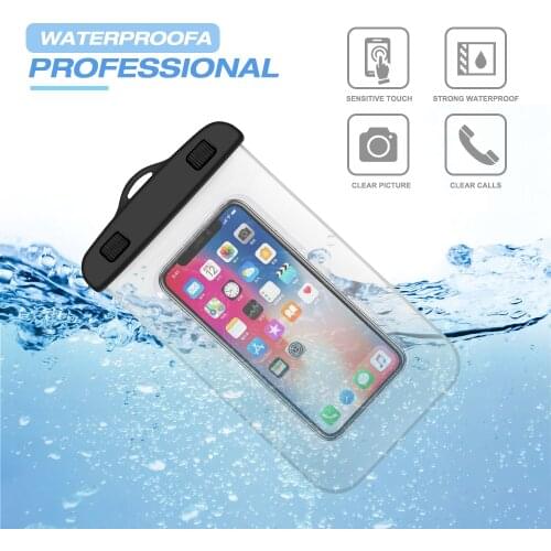Water proof cell phone bag PVC waterproof phone case for iphone X Xs Xr for iphone 11 pro max mobile phone bags cases
