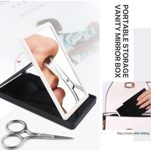 Premium Manicure Scissors Stainless Steel Cuticle Pedicure Beauty Grooming Kit For Nail Eyebrow Eyelash Dry Skin Curved Blade
